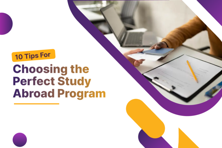 Study abroad program selection tips